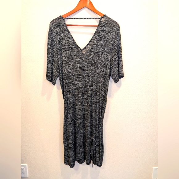 APT 9 WOMENS HEATHER GREY KNIT DRESS XL - Picture 4 of 5